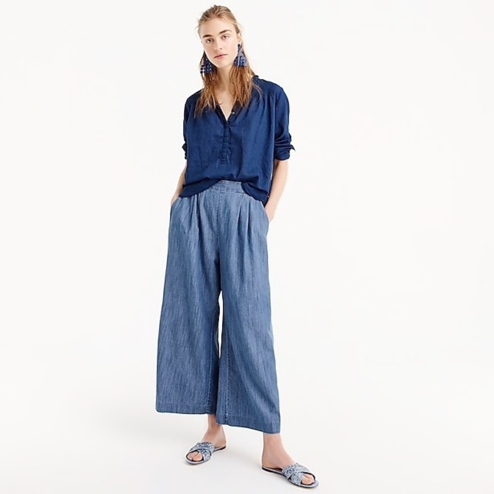 J. Crew Cora glitter sandals in ocean blue - Picture 5 of 5